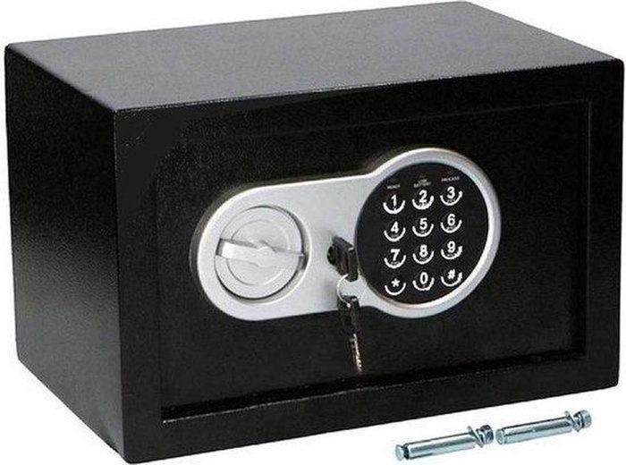 Coffre-fort électronique - SAFE ALARM - Noir - Acier - 31x23x22 cm