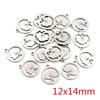 30pcs/lot No Fade 316 Stainless Steel Star Heart Fish Cat Charms Pendant for DIY Necklace Bracelet Craft Jewelry Making Findings