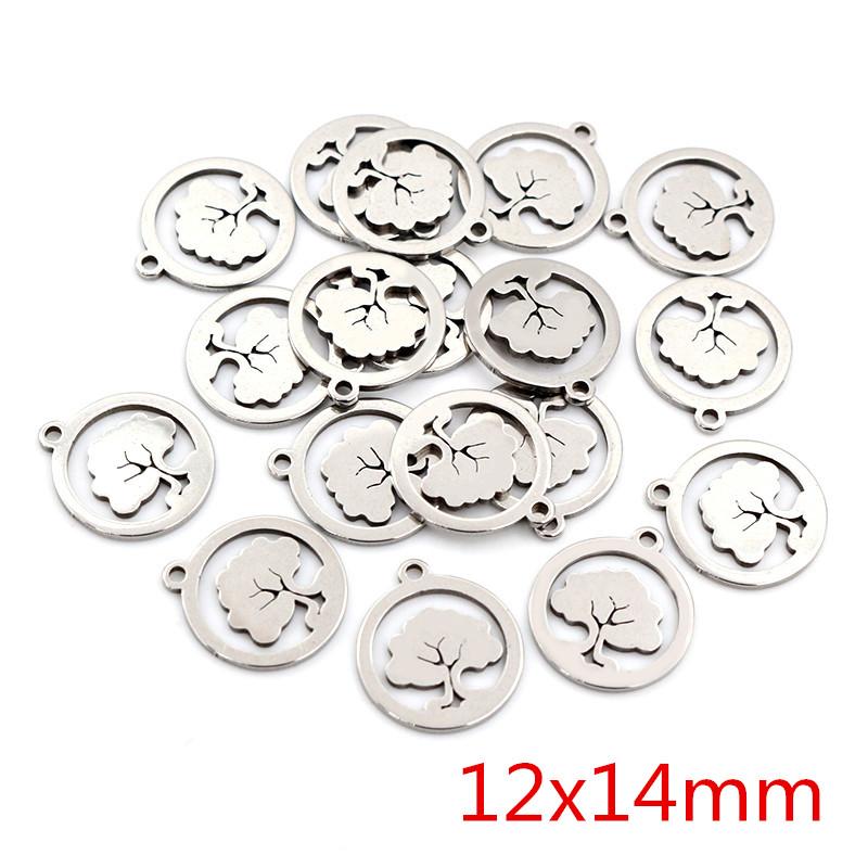 30pcs/lot No Fade 316 Stainless Steel Star Heart Fish Cat Charms Pendant for DIY Necklace Bracelet Craft Jewelry Making Findings