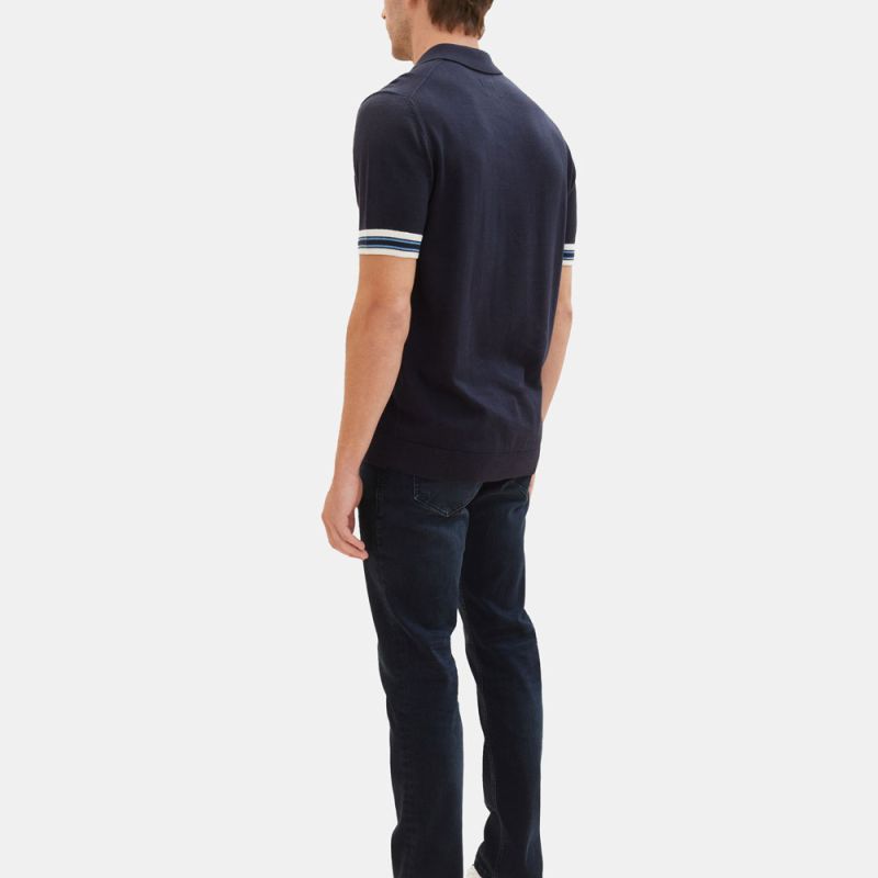 Jean slim dark blue denim Homme TOM TAILOR