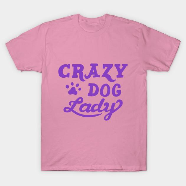 T Shirt Women Crazy Dog Lady Purple Harajuku Print Kawaii Tshirt Summer Short Sleeve Female T-Shirt Top Tee