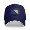 Spring Bosnia Flag Symbol Baseball Cap  Hunting Camping Fashion Print Sun Trucker Hat Unisex Adult High Quality Snapback Cap