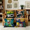 American C-Cartoon B-Ben 10 Cute Cushion Cover Inches Farmhouse Decor Home Throw Pillow Covers For Couch Decorations