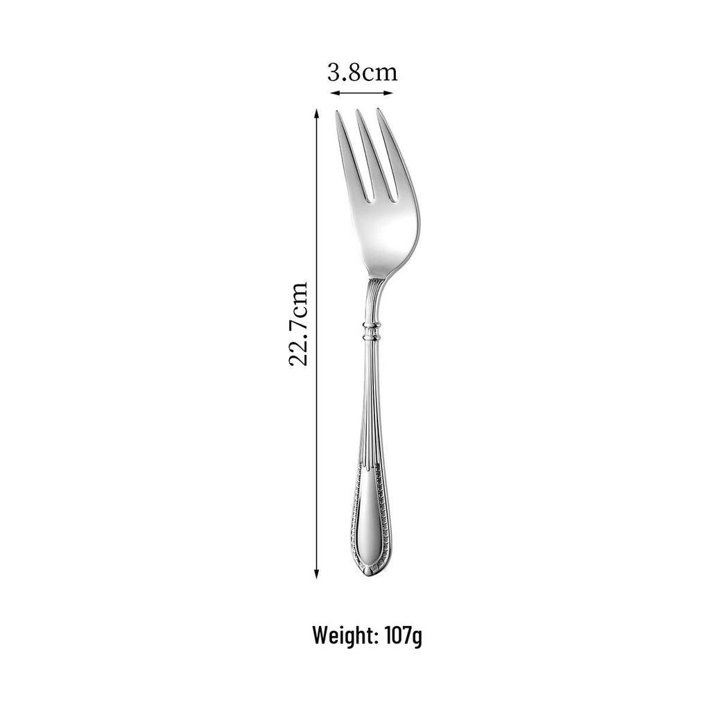 304 Stainless Steel Lace Pattern European Cutlery Set: Elegant Knives, Forks, and Spoons for Hotels and Homes