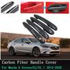 Car Exterior Stickers Chrome/Carbon Door Handle Cover for Mazda 6 Atenza GJ GL 2013 2014 2015 2016 2017