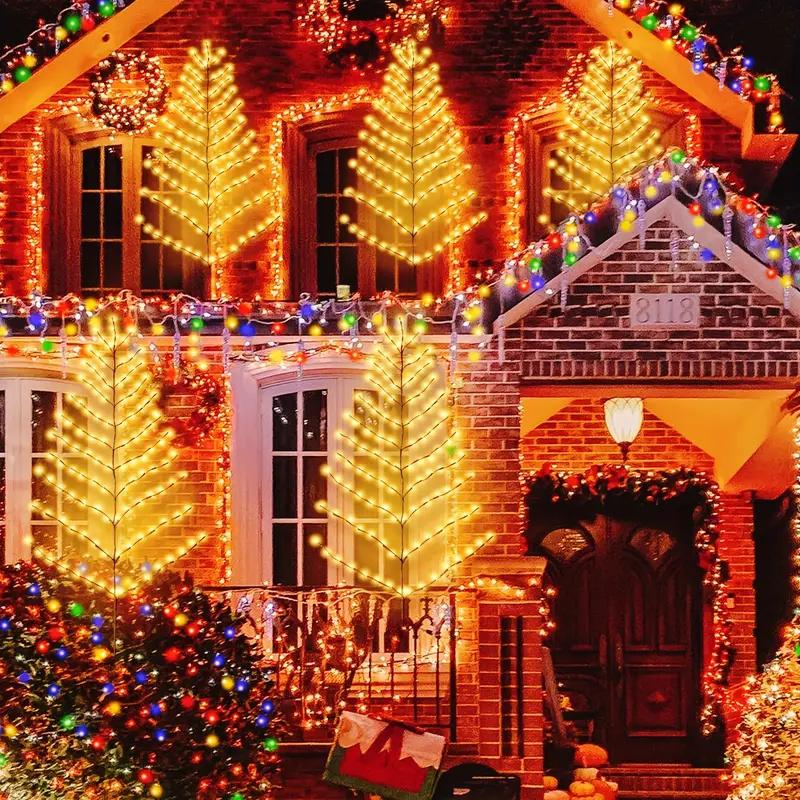 120 LED Christmas Branch Light 1.5M/5FT USB Rattan Tree 8 Modes DIY for Home Living Room Party Thanksgiving Christmas Decor