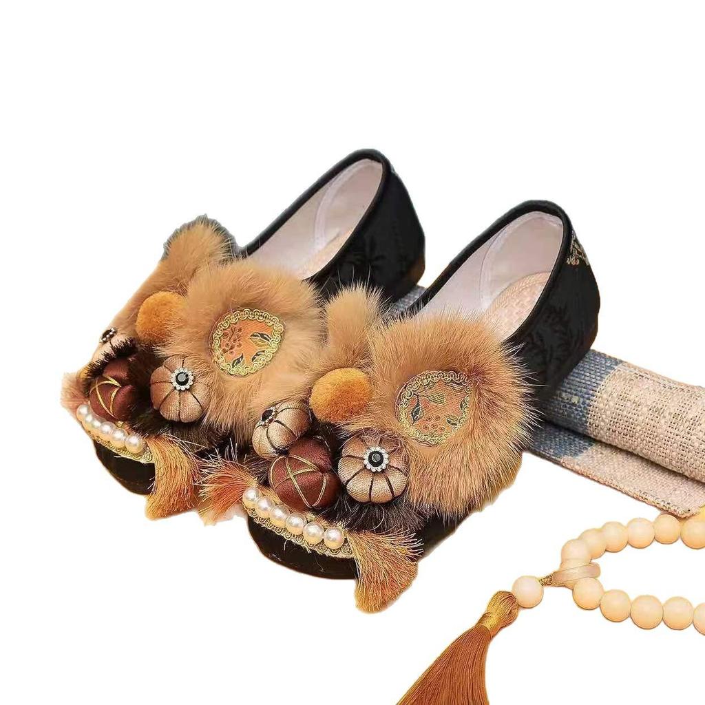 2025 Frühling Damen Handgefertigte Tigerkopfschuhe, Bequemer Ethno-Stil mit Weichsohle, Neue Chinesische Immaterielle Kulturerbe-Kollektion