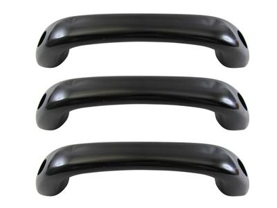 BRIGHTZ Aluminum Assist Grips for Jimny Sierra JB43W Fits and 43 (Black, 3-Piece Set) (INT-GRIP-042-3PC) - JB, JB43, B43, Models.