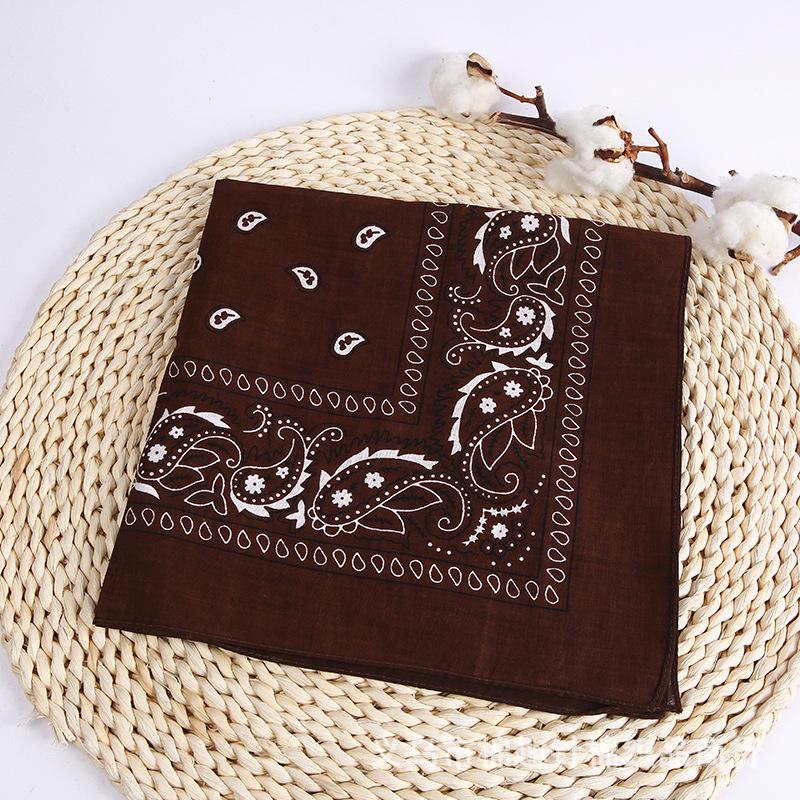 

New Fashion Hip Hop Bandana Square Scarf Black Red Headband Printed for Boys/Girls Hair Accessories Hair Scarf