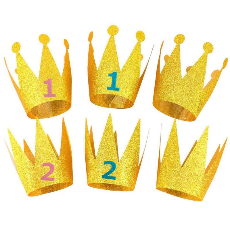 Gag Gift for Kids&Adults 1 Set Birthday Crown Ornaments Kids Party Favor Toys Creative Supplies Halloween Supplies