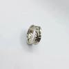 Adjustable Open Ring Men Women Geometric Whale Tail Design Vintage Style Plated Handmade Statement