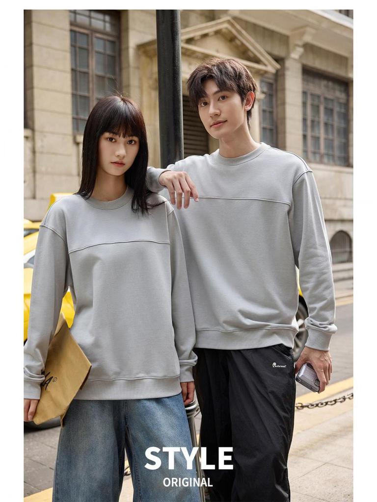 Men's Fashion Trend Loose Hooded Sweatshirt - Autumn/Winter Couple Jacket with Logo Print