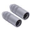 2Pcs 4 Pin XLR Male to 4.4mm Balanced Female Adapter XLR Male to 4.4mm Female Adapter for Microphones Mixers Active