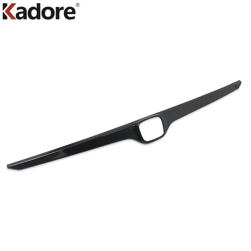 For Honda CRV CR-V 2017-   Carbon Fiber Rear Trunk Lid Cover Trim Tailgate Log Frame Molding Strip Car Accessories