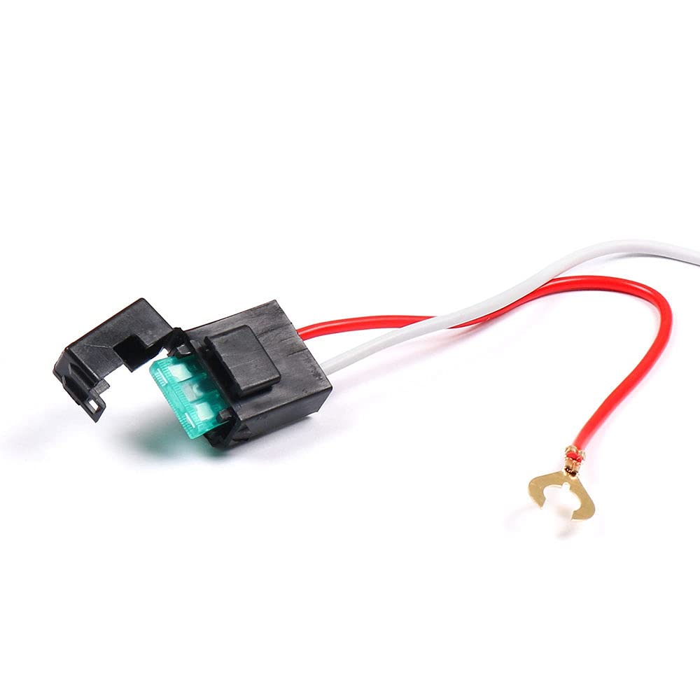 Hbaebdoo Horn Relay Wire Harness Kit Grille Mount Blast Tone Horn Wire Harness Plug Universal Accessories for Car Truck
