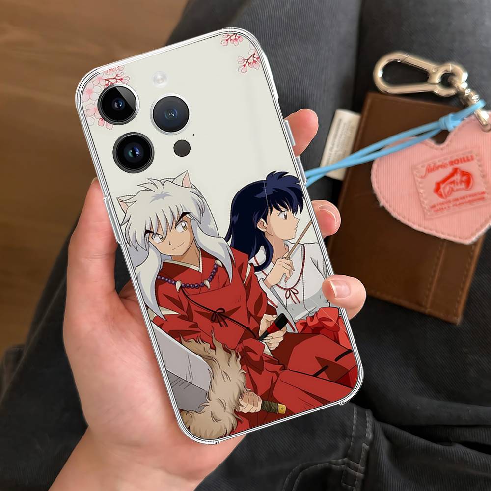 Phone Case For Samsung S26 S25 S24 S23 S22 S21 S20 FE Note20 Note10 Amine I-Inuyasha Plus Ultra Edge 5G Clear Soft TPU Cover