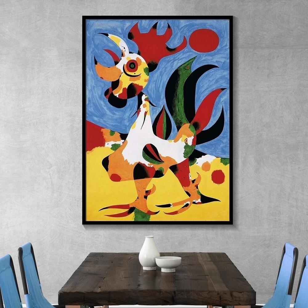 Joan Miro Surrealismus Umělecké Plakáty a Reprodukce Obrazy na plátně Obrazy na zeď Moderní Abstraktní Dekorativní Home Decor Bez rámu