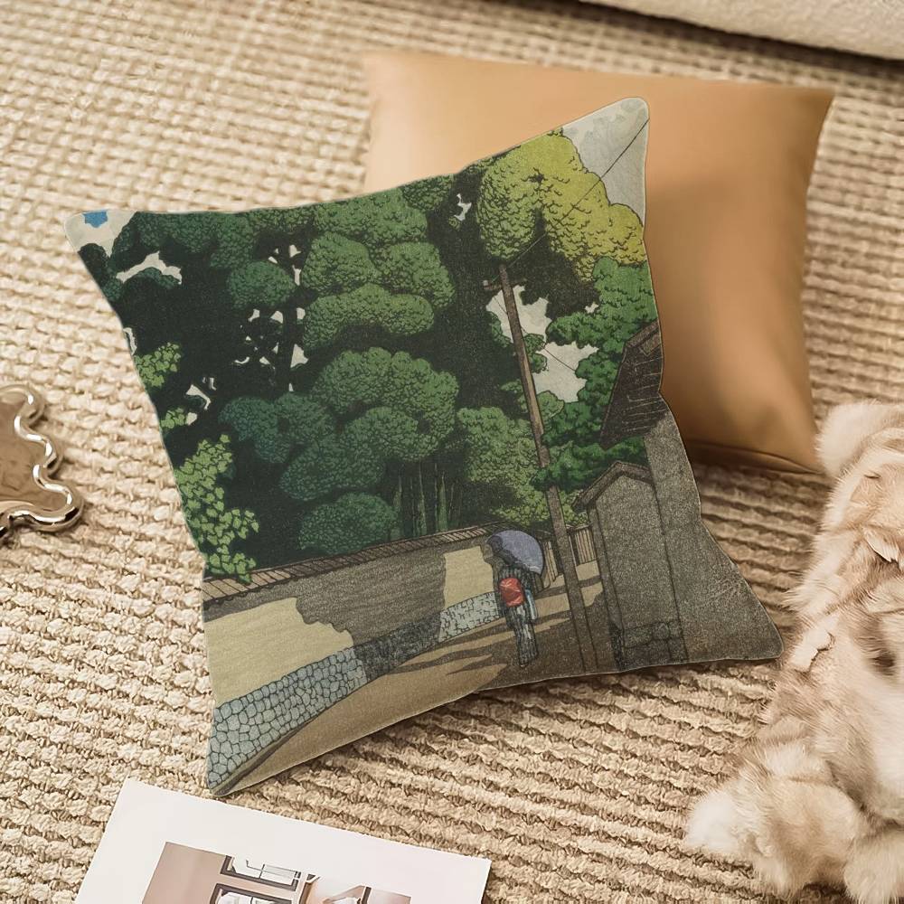 H-asui K-kawases Pillow Case Anti-dustmite Invisible zipper Sofa Bed