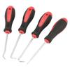 4pcs Long Car Pick and Hook Set Oil Seal Remover Tools for Seal Gasket Hoses O Ring