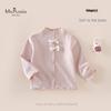 MS.PUALA Girls' Winter Long Sleeve Bowknot Mock Neck Base Layer