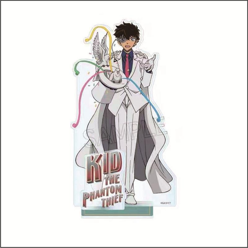 Detective Conan Anime Figure Acrylic Stand Cartoon Desk Decoration Cosplay Model Plate Small Desktop Toy Keychain Wedding Gift
