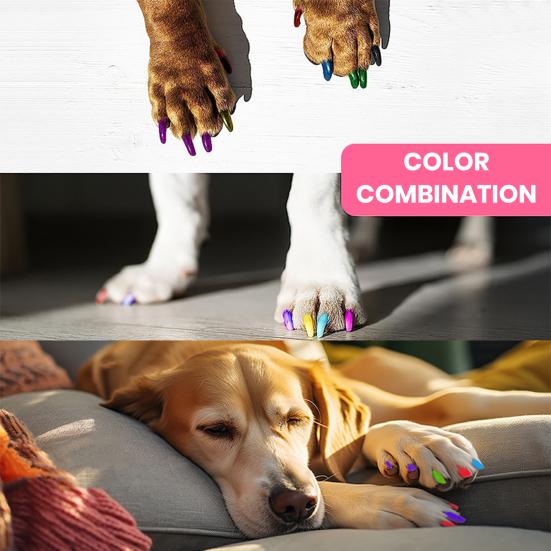 Yousheng 12 Colors Pet Nail Art Pen Set Quick Dry Brush Fun Creative Pet Paw Nail Polish Pens DIY Pet Manicure Supplies for Puppy Cat Small