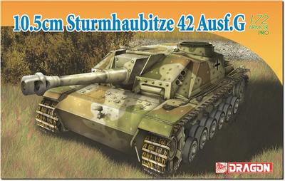 Platz Dragon WW2 German Assault Howitzer Type G with NEO Truck Plastic Model DR7284NT 1/72 10.5cm