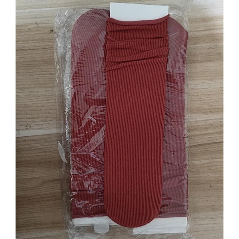 Ladies Autumn and Winter Thick New Products Pure Color Retro Sweat Absorbing Breathable Long Tube Pile Pile Cotton Socks