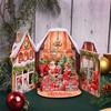 3D Cartoon Christmas Greeting Cards Multicolor 3D Christmas Card  Christmas Season