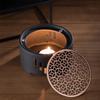 Tea Warmer Safe Teapot Warming Heater Metal Stable Restaurant Base Stainless Steel Hollow for Coffee Shop