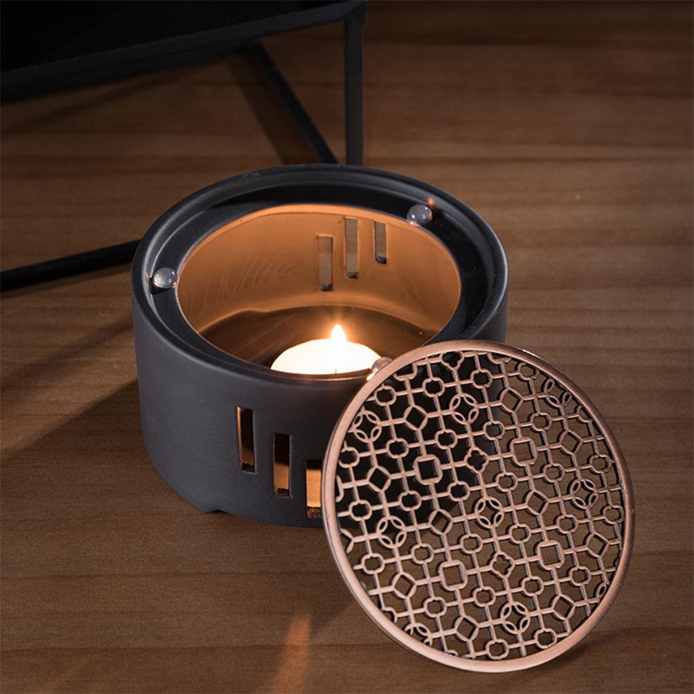 Tea Warmer Safe Teapot Warming Heater Metal Stable Restaurant Base Stainless Steel Hollow for Coffee Shop