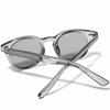 [FashionBerry] C Gray X L Smoke Sunglasses, Fashion Glasses, Men's & Women's, BostonWellington Style, 99% UV Protection, Lightweight, Thick Frame,