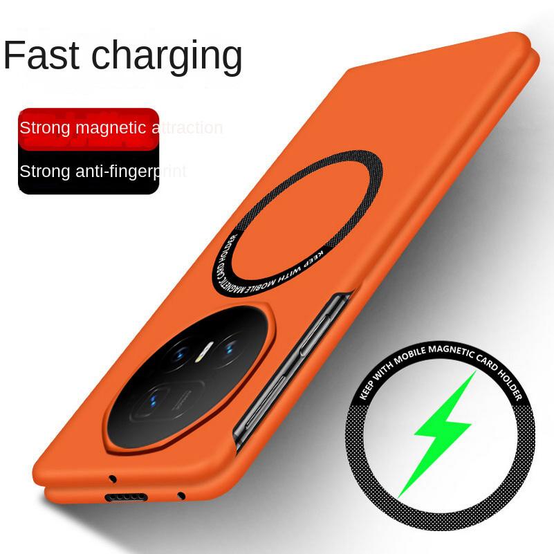 Ultra cienkie bezramkowe etui na telefon dla Honor Magic V5 V3 V2 honor magic Vs3 Vs2 Magnetyczna twarda osłona Magsafe