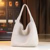 Large Capacity Hand-Woven Women'S Bags, Fashionable Versatile Mother And Child Bags, Shoulder Bags, Trendy High-End Underarm Bags, Tote Bags.