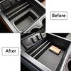 EDBETOS Center Console Secret Compartment Cover Compatible With GMC Sierra 1500/Chevy Silverado 1500 2014-2018, Sierra/Silverado 2500/3500 HD 15-19