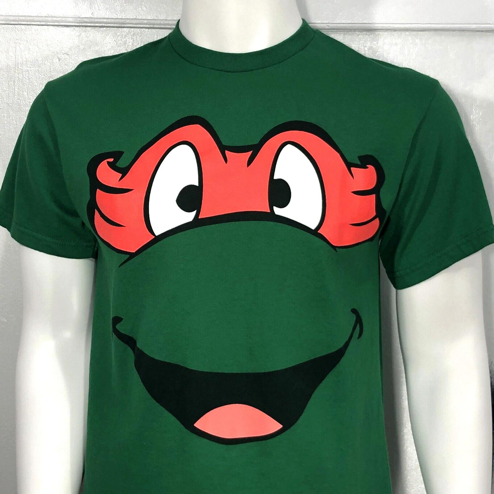 Teenage Mutant Ninja Turtles Mens T Shirt 2012 Nickelodeon Raphael Face Size M M