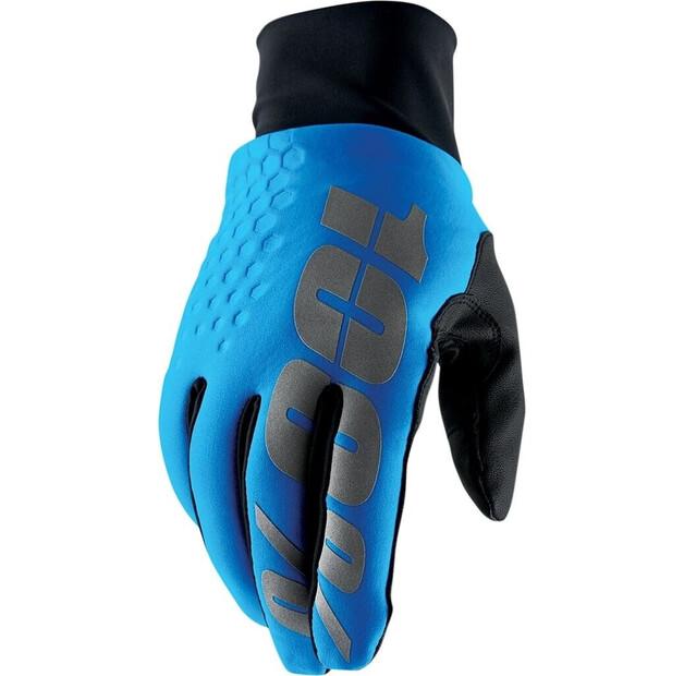 100% Hydromatic Brisker Cycling Gloves (blue)