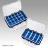 Meiho WG Waterproof Parts Case (175 X 50 X 43 Mm) Clear Blue (4253)