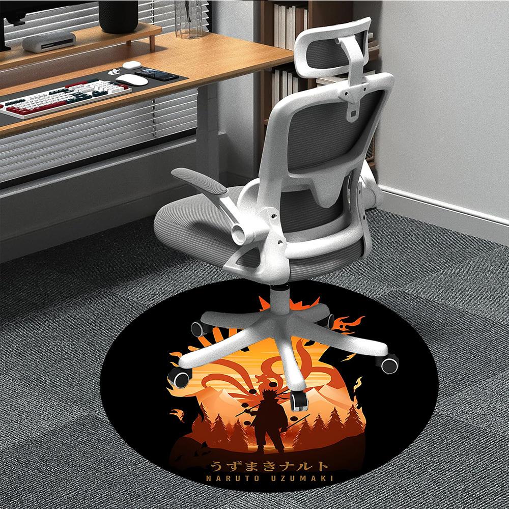 1pc Naruto Sage Mode Office Round Area Rug,  Under Office Chairs Bedroom Living Room Home Decor A0926094