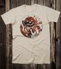 Retro Halloween Tee T Shirt Vtg Art Victorian Trick Or Treat Jack O Lantern