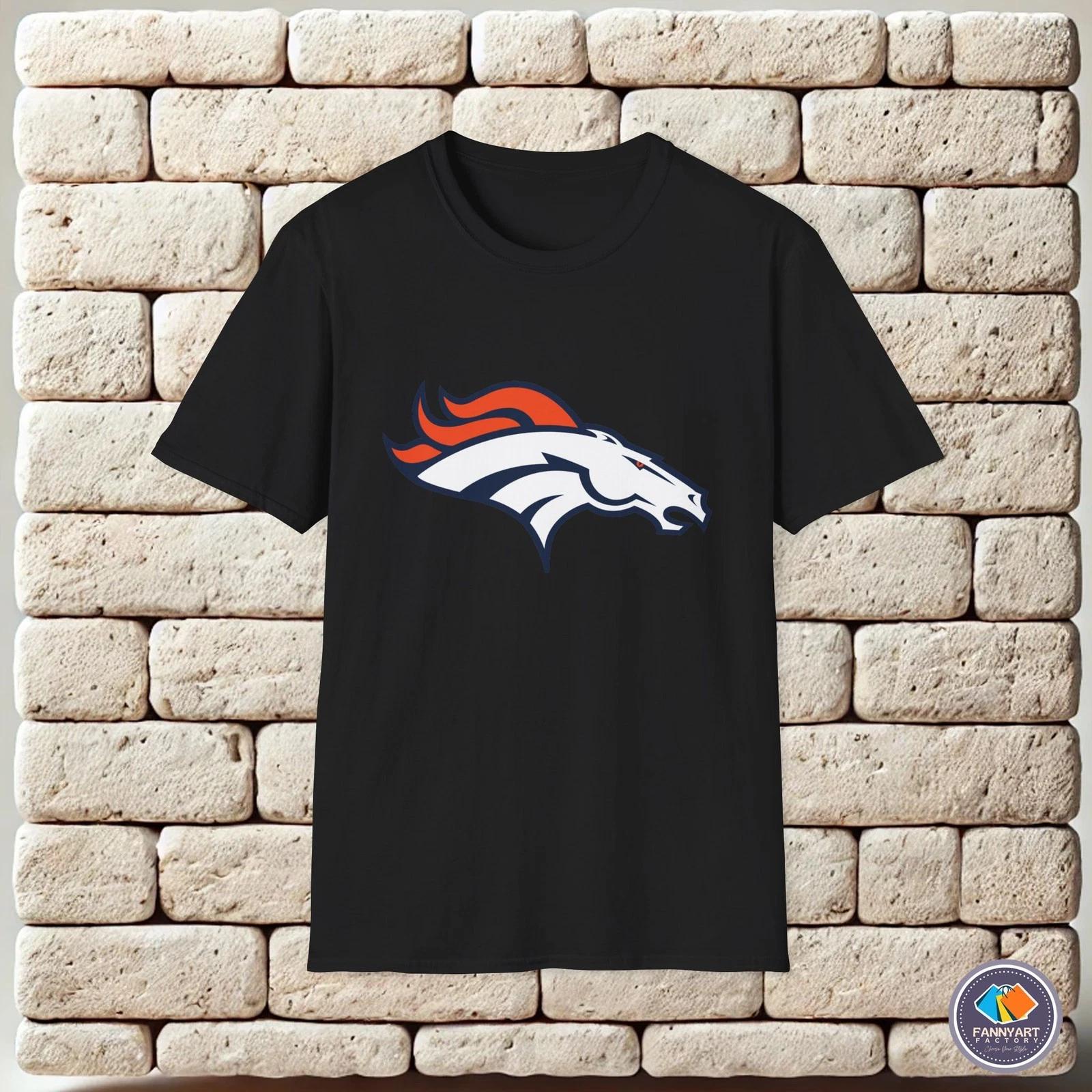 Denver Broncos Horse Head Logo Unisex T-Shirt XL