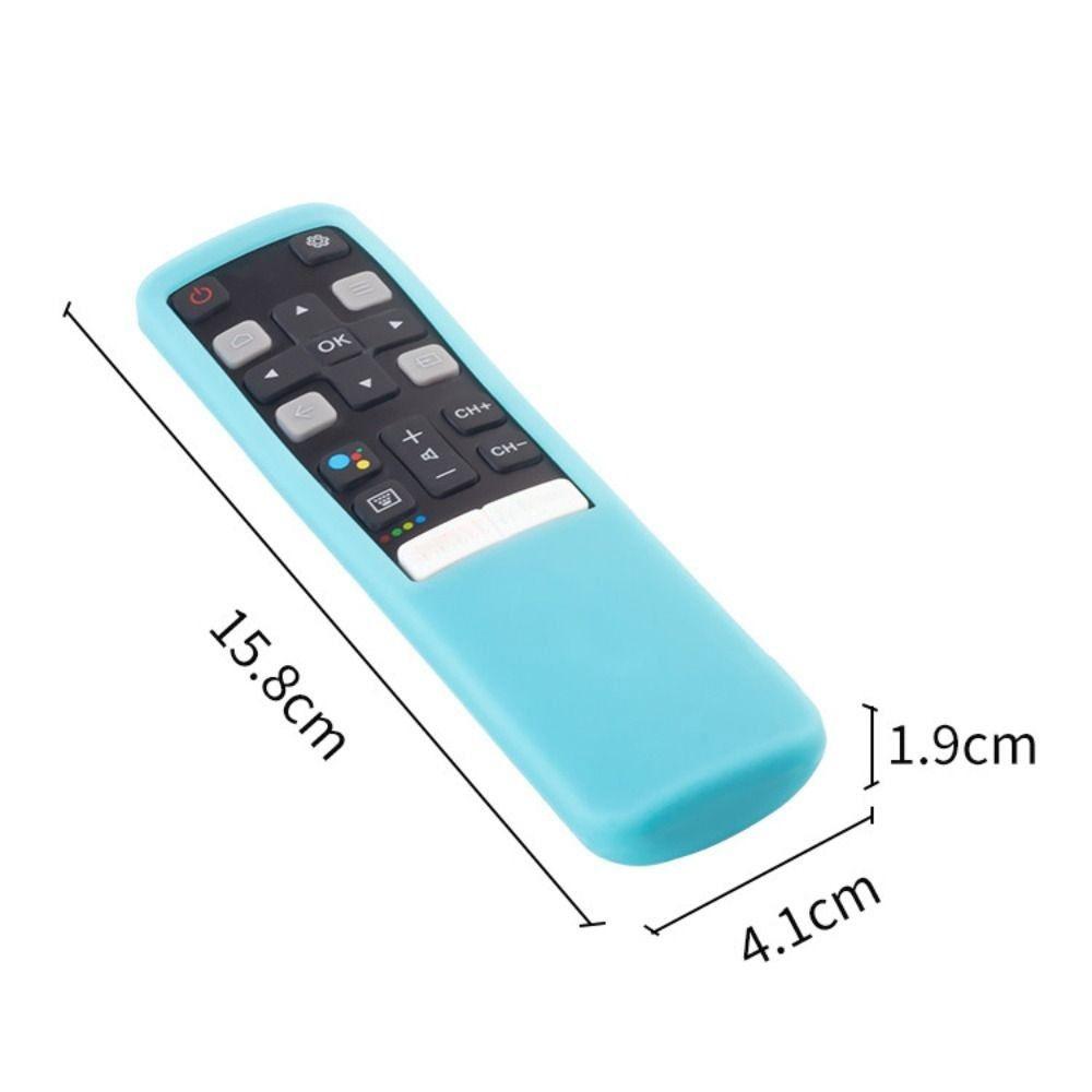 Silicone Remote Control Sleeve Anti-fall Waterproof Case Full Protective Cover for TCL RC802V