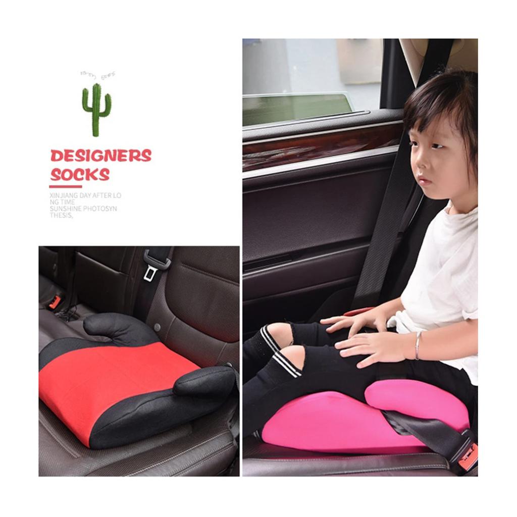 Car Safety Kid Baby Increased Booster Seat Cushion Pad Safe Seat Sturdy Children Baby Increased Seat Pad for 3-12 Years Old Chi