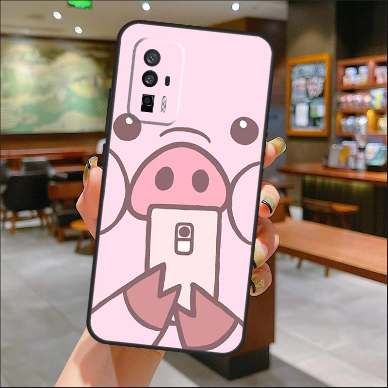 Adorable Cute Pigs Piglets Case For Xiaomi 15 14 13 Ultra 11T 12T 13T 14T Pro POCO X7 Pro X3 X5 X6 M6 F5 F6 Pro Cover