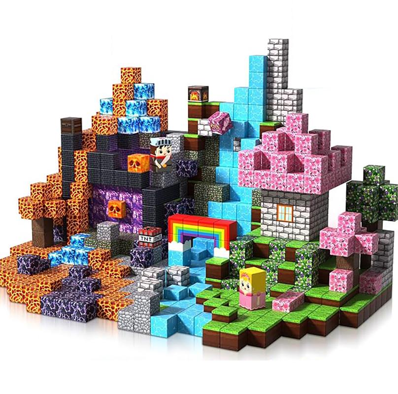 

1pc random set of 100-piece small multi-color magnetic building toys. These are highly educational toys that enhance concentrati