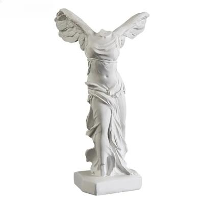 Greek Victory Goddess Statue Angel Wing Art Statue Decoration Home Cabinet Office Decoration Resin Sculpture Decoration