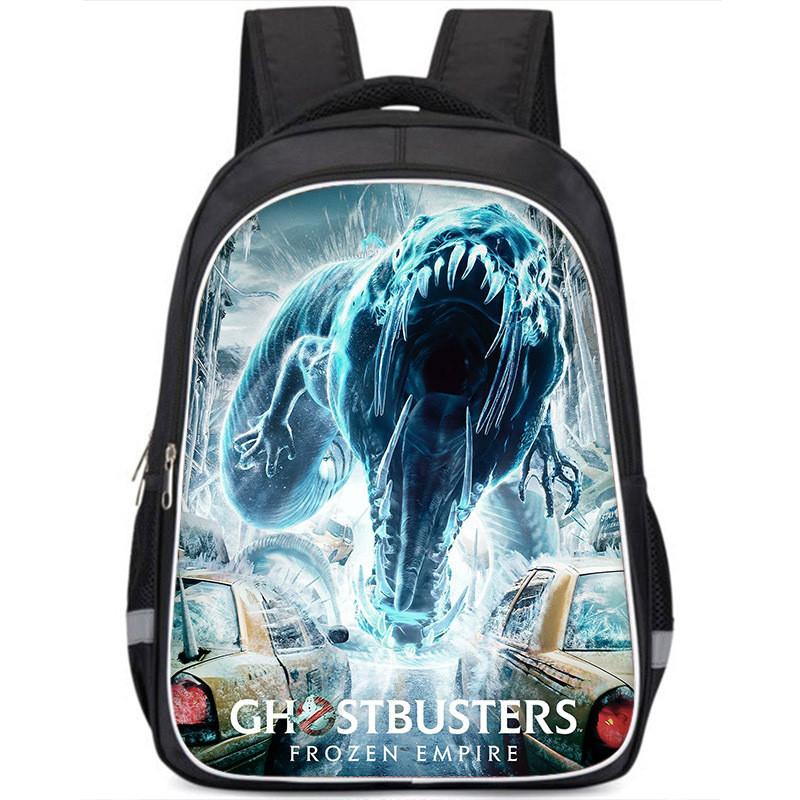 Ghostbusters Frozen Empire Oxford Backpack Stylish School Bag For Boys And Girls