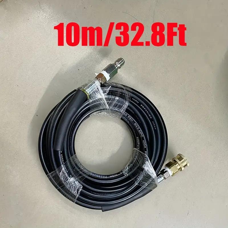 Sewer Jetter Kit,1600PSI 1.45m Nozzle Hose+2.20m 3/8 Quick Connect Hose for Pressure Washer,Drain Unclog & Auto Washing
