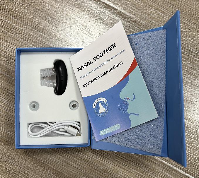 Apaisant nasal infrarouge portable intelligent pour le soulagement des allergies et de la rhinite chronique