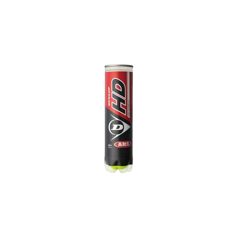 Dunlop HD Tennis Balls, 4 Balls Per Can (DHDA4TIN)